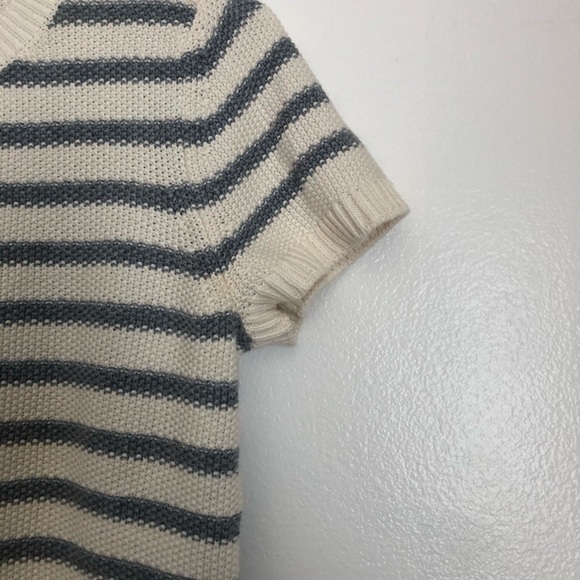 Anne Loft striped cotton T-shirt top in XS - Picture 3 of 6